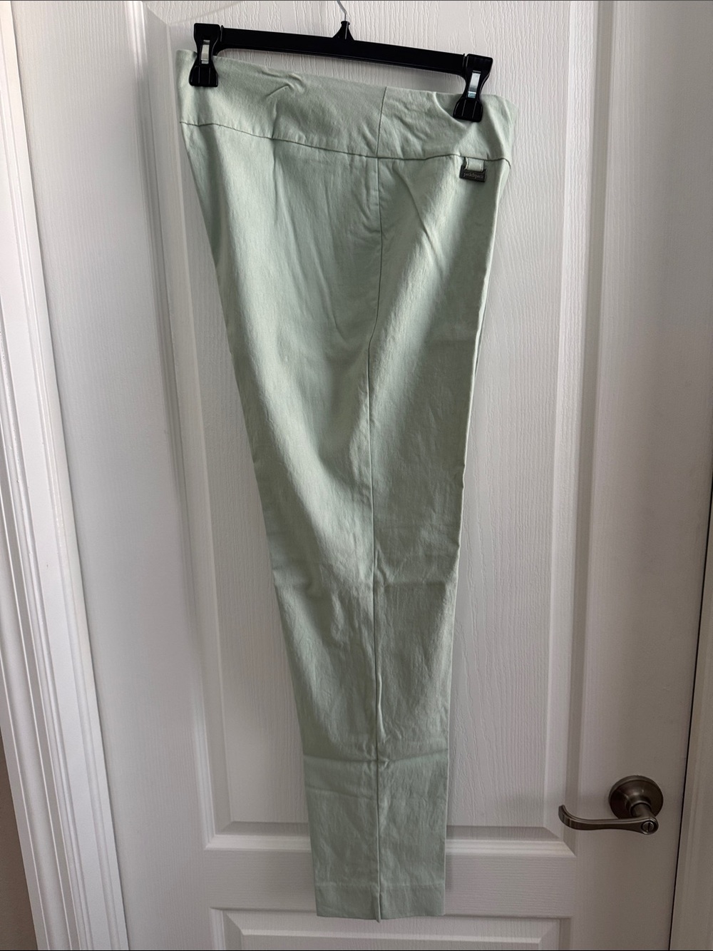 Peck & Peck Light Green Ponte Trousers-10